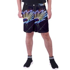 Flower Pattern-design-abstract-background Men s Pocket Shorts by Amaryn4rt