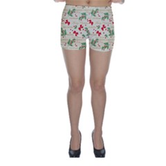 Christmas-paper-scrapbooking-- Skinny Shorts by Amaryn4rt