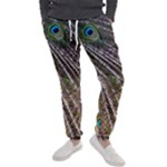 Peacock-feathers-pattern-colorful Men s Jogger Sweatpants