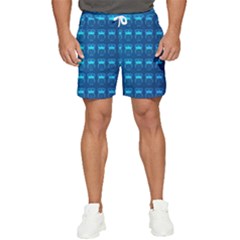 Bird Pattern Owl Drawing Men s Runner Shorts