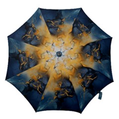 Abstract Marble Design Background Hook Handle Umbrellas (large)