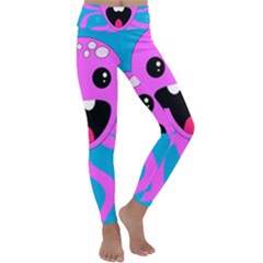 Bubble Octopus Copy Kids  Lightweight Velour Classic Yoga Leggings by Dutashop