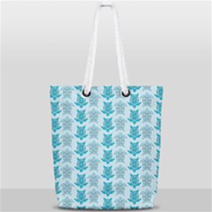 Sea Turtle Sea Animal Full Print Rope Handle Tote (small) by Dutashop