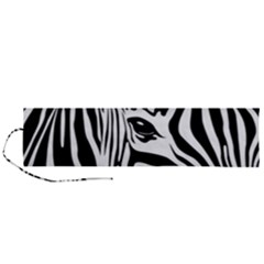Animal Cute Pattern Art Zebra Roll Up Canvas Pencil Holder (l) by Amaryn4rt