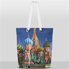 Saint Basil S Cathedral Full Print Rope Handle Tote (small)