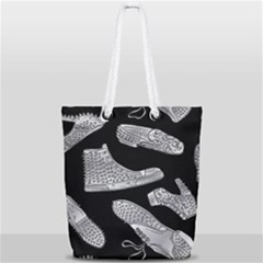Pattern Shiny Shoes Full Print Rope Handle Tote (small) by Ndabl3x