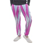 Geometric 3d Design Pattern Pink Men s Jogger Sweatpants