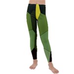 Mosaic Structure Background Tile Kids  Lightweight Velour Leggings
