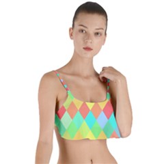 Low Poly Triangles Layered Top Bikini Top  by Ravend