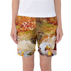 Art Kuecken Badespass Arrangemen Women s Basketball Shorts