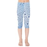 Drop Water Background Macro Splash Rain Drink Kids  Capri Leggings 