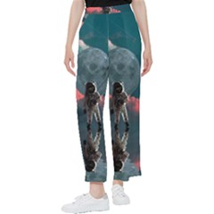 Astronaut Moon Space Nasa Planet Women s Pants  by Maspions