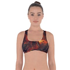 Dragon Fire Fantasy Art Got No Strings Sports Bra by Maspions