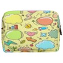 Cute Sketch Child Graphic Funny Make Up Pouch (Medium) View2