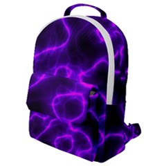 Purple Pattern Background Structure Flap Pocket Backpack (small) by Hannah976