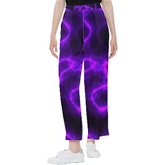 Purple Pattern Background Structure Women s Pants  by Hannah976