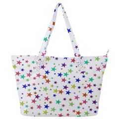 Star Random Background Scattered Full Print Shoulder Bag by Hannah976