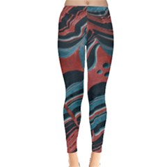 Dessert Land  pattern  All Over Print Design Everyday Leggings  by coffeus