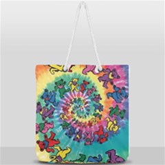 Grateful Dead Artsy Full Print Rope Handle Tote (large) by Bedest