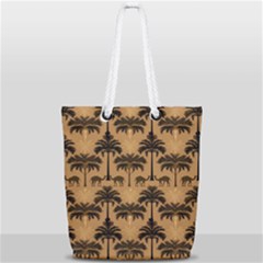 Peacock Feathers Full Print Rope Handle Tote (small) by Jatiart