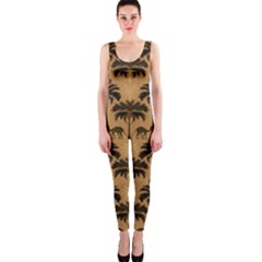 Pattern Symmetry Stack Texture One Piece Catsuit by Jatiart