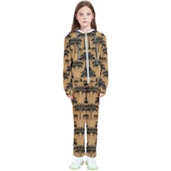 Pattern Symmetry Stack Texture Kids  Tracksuit by Jatiart