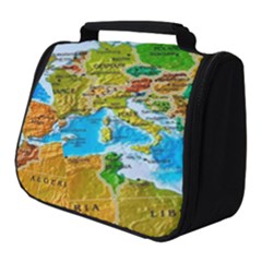 World Map Full Print Travel Pouch (small) by Ket1n9