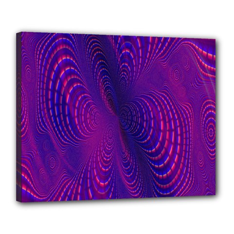 Abstract Fantastic Fractal Gradient Canvas 20  X 16  (stretched) by Ket1n9