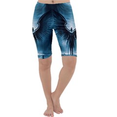 Rising Angel Fantasy Cropped Leggings  by Ket1n9