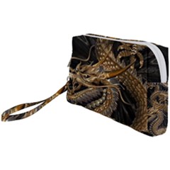 Fantasy Dragon Pentagram Wristlet Pouch Bag (small)