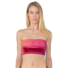 Color Triangle Geometric Textured Bandeau Top by Grandong