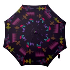 Colorful Sound Wave Set Hook Handle Umbrellas (large) by Bedest