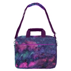 Purple Elegant Galaxy Pink Space Pattern 13  Shoulder Laptop Bag