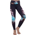 Stuck On Saturn Astronaut Planet Space Kids  Lightweight Velour Classic Yoga Leggings
