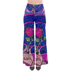 Enchanted Rose Stained Glass So Vintage Palazzo Pants