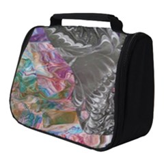 Wing On Abstract Delta Full Print Travel Pouch (small) by kaleidomarblingart