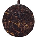 Cube Forma Glow 3d Volume Round Trivet View1