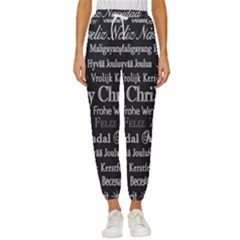 Abstract Advent Backdrop Background Card Women s Cropped Drawstring Pants by Azkajaya