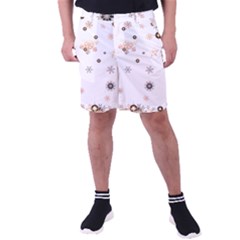 Golden-snowflake Men s Pocket Shorts