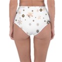 Golden-snowflake Reversible High-Waist Bikini Bottoms View2