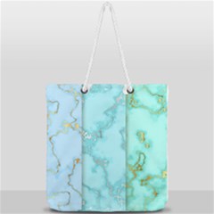 Background Marble Set Full Print Rope Handle Tote (large) by Ndabl3x