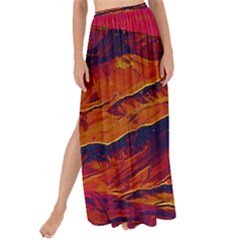 Time Wind Polishpattern Architecture Building City Cityscape Nature Pop-art Pop Surrealism  Retrowave Maxi Chiffon Tie-up Sarong by Cemarart