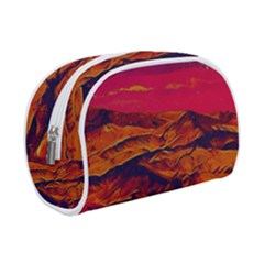 Time Wind Polishpattern Architecture Building City Cityscape Nature Pop-art Pop Surrealism  Retrowave Make Up Case (small) by Cemarart