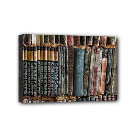 Abstract Colorful Texture Mini Canvas 6  X 4  (stretched) by Bedest