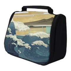 Sea Asia Waves Japanese Art The Great Wave Off Kanagawa Full Print Travel Pouch (small) by Cemarart