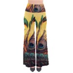 Peacock Feather Native So Vintage Palazzo Pants
