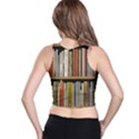 Book Nook Books Bookshelves Comfortable Cozy Literature Library Study Reading Reader Reading Nook Ro Racer Back Crop Top View2