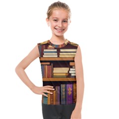 Book Nook Books Bookshelves Comfortable Cozy Literature Library Study Reading Room Fiction Entertain Kids  Mesh Tank Top by Maspions