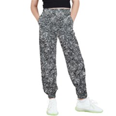 Black And White Abstract Expressive Print Kids  Joggers by dflcprintsclothing