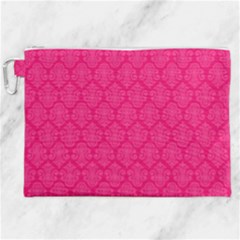 Pink Pattern, Abstract, Background, Bright, Desenho Canvas Cosmetic Bag (xxl)